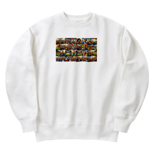 サッカーファン Heavyweight Crew Neck Sweatshirt