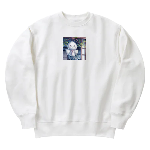 てるてる坊主シリーズ　心も晴れやかに! Heavyweight Crew Neck Sweatshirt