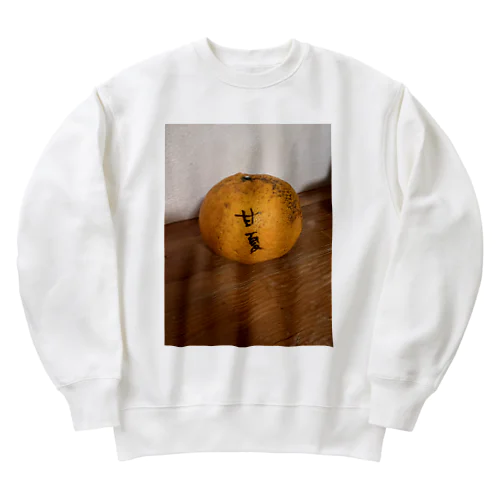 甘夏 Heavyweight Crew Neck Sweatshirt