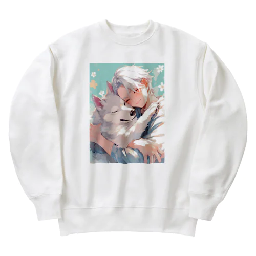 私の幸せ家族愛情溢れる　なでしこ1478 Heavyweight Crew Neck Sweatshirt