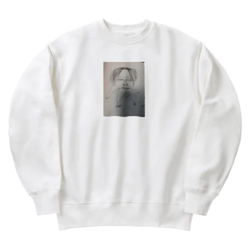 小学生の頃みた絵 Heavyweight Crew Neck Sweatshirt