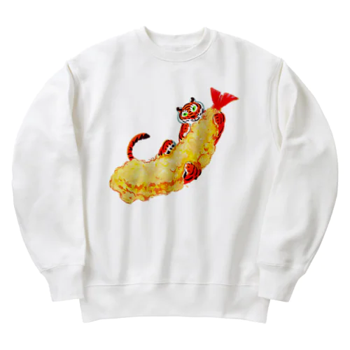 えび天とトラちゃん Heavyweight Crew Neck Sweatshirt