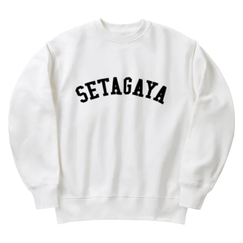 世田谷Tシャツ　ブラックロゴ(setagaya item) Heavyweight Crew Neck Sweatshirt