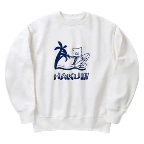 アロハ～ハクイ（白衣）!  Heavyweight Crew Neck Sweatshirt