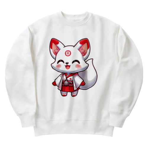 Inari Fox Charm Magic～稲荷の狐1 Heavyweight Crew Neck Sweatshirt
