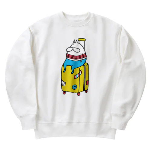 ねこタイツと旅に出る Heavyweight Crew Neck Sweatshirt