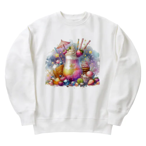 ファンタジーな飲み物 Heavyweight Crew Neck Sweatshirt