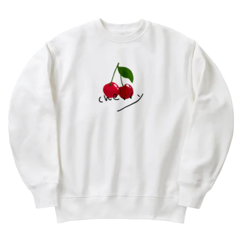 さくらんぼ（ローマ字） Heavyweight Crew Neck Sweatshirt