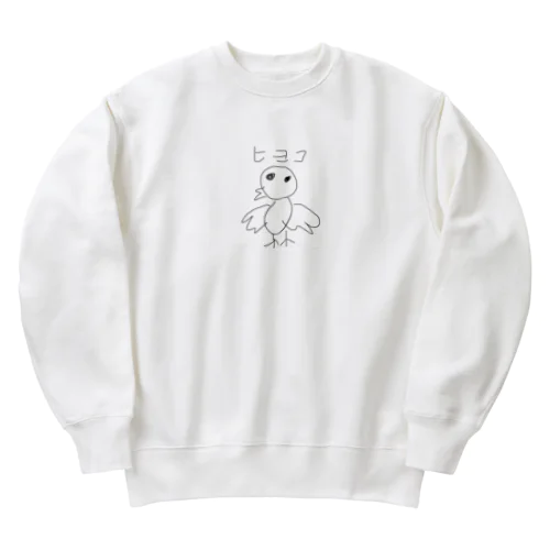 hetaTひよこ Heavyweight Crew Neck Sweatshirt