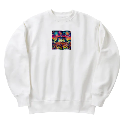 野外フェス Heavyweight Crew Neck Sweatshirt