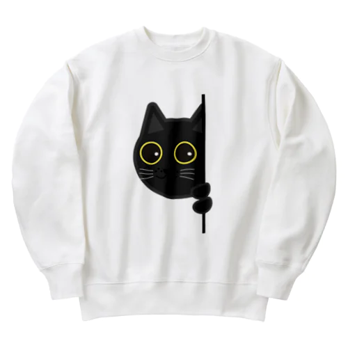 覗き猫 Heavyweight Crew Neck Sweatshirt