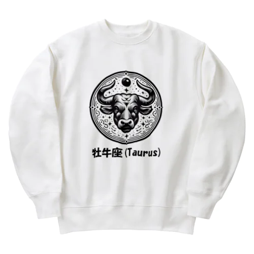 牡牛座(Taurus) Heavyweight Crew Neck Sweatshirt