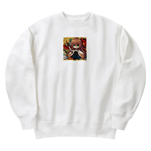 武士 Heavyweight Crew Neck Sweatshirt