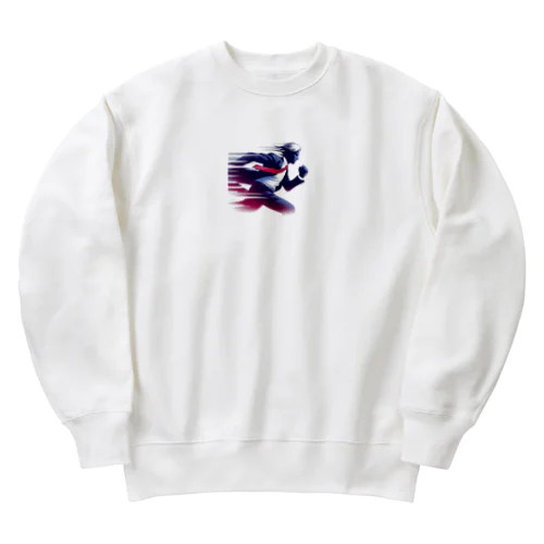 走る！サラリーマン！ Heavyweight Crew Neck Sweatshirt