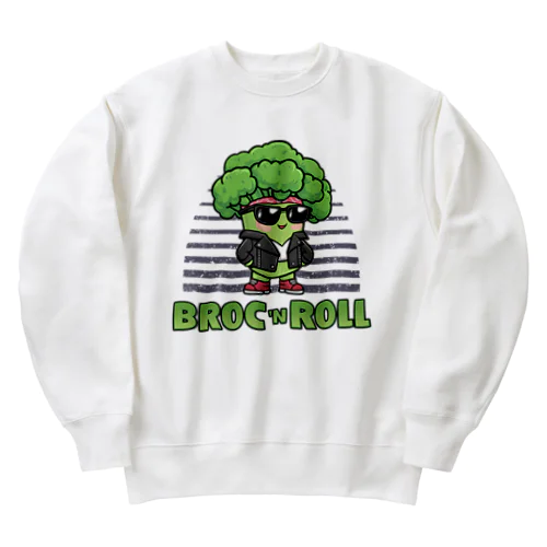 ブロックンロールのブロッコリー Heavyweight Crew Neck Sweatshirt