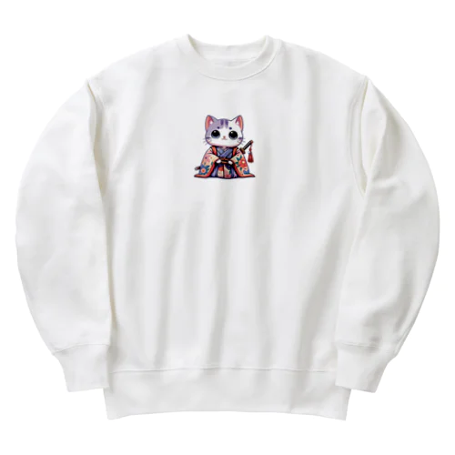 ネコSAMURAI Heavyweight Crew Neck Sweatshirt