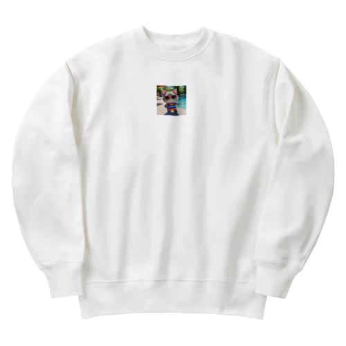 Fun cat ★ Heavyweight Crew Neck Sweatshirt