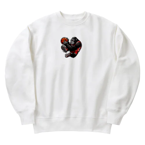 バスケごり Heavyweight Crew Neck Sweatshirt