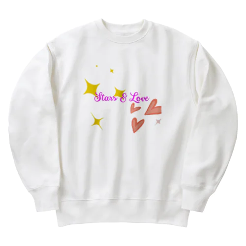 かわいいロゴふちなしver. Heavyweight Crew Neck Sweatshirt