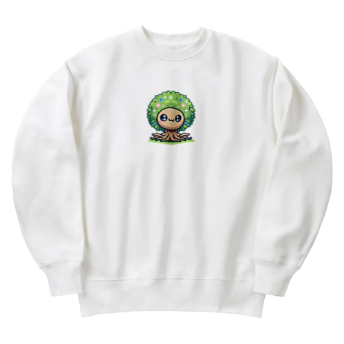 ガジュマルのガジュ子さん Heavyweight Crew Neck Sweatshirt