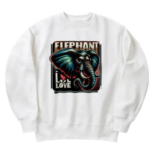 エレファントファイヤー Heavyweight Crew Neck Sweatshirt