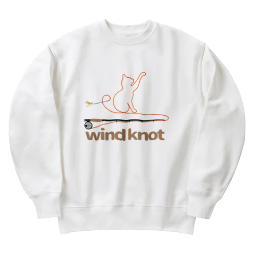 wind knot Heavyweight Crew Neck Sweatshirt