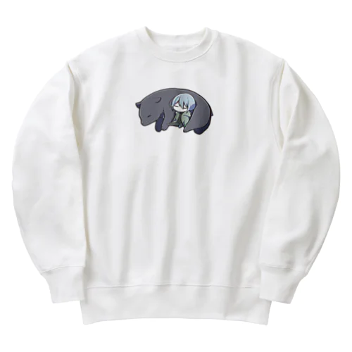 くまとすやすや奏汰くん Heavyweight Crew Neck Sweatshirt