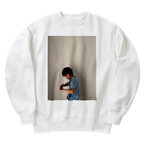 ぼくのカッコいいポーズ Heavyweight Crew Neck Sweatshirt