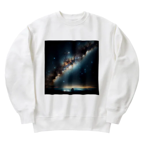 天の川銀河 Heavyweight Crew Neck Sweatshirt