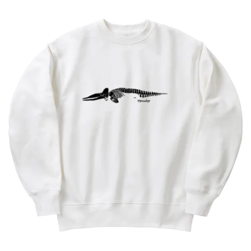 マッコウクジラの標本 Heavyweight Crew Neck Sweatshirt