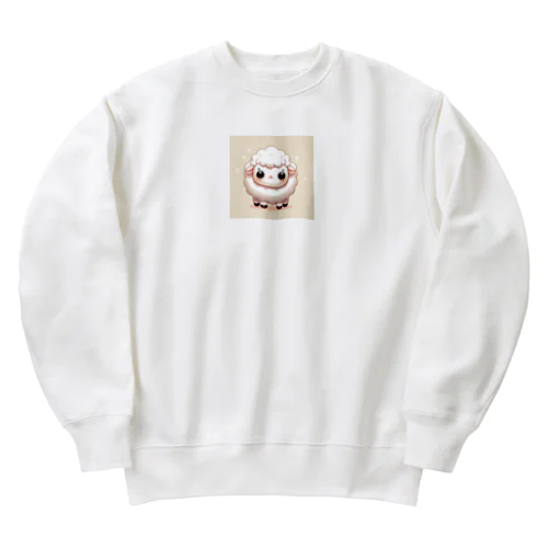 干支の羊ちゃん01 Heavyweight Crew Neck Sweatshirt