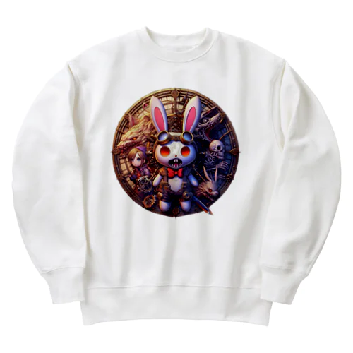 サイコラビット冒険者風 Heavyweight Crew Neck Sweatshirt