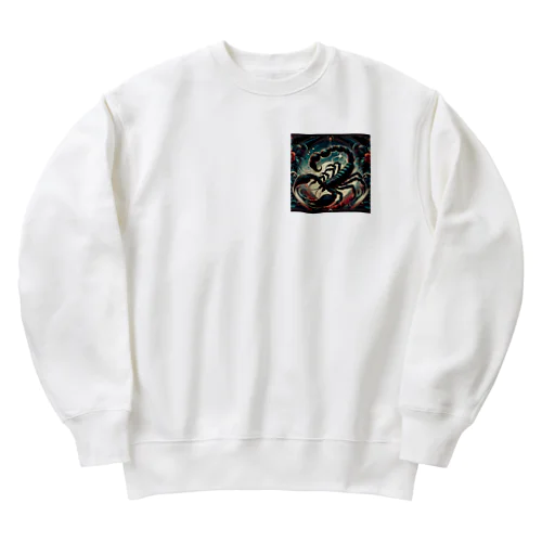 星めぐり《Scorpio・蠍座》 Heavyweight Crew Neck Sweatshirt