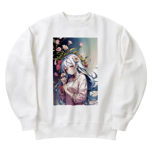 花と君7 Heavyweight Crew Neck Sweatshirt