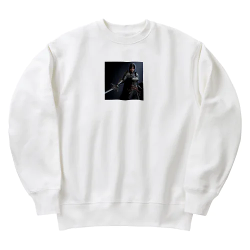 月光の女騎士⚔️ Heavyweight Crew Neck Sweatshirt