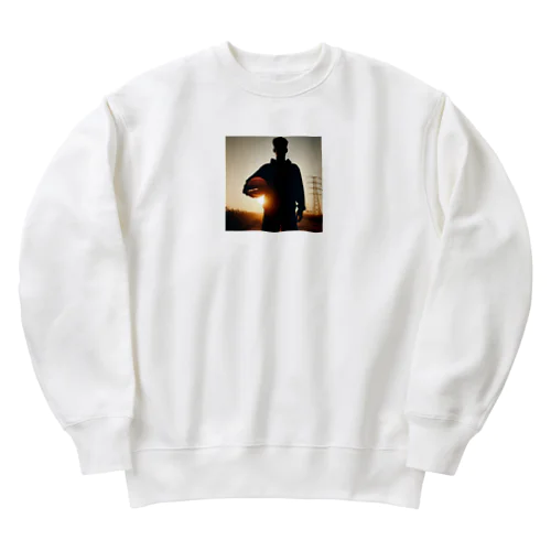 バスケットマンシルエット2 Heavyweight Crew Neck Sweatshirt