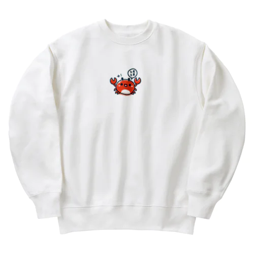 カニ Heavyweight Crew Neck Sweatshirt