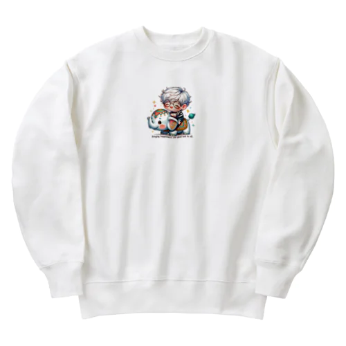 エレフィー (Elephie) Heavyweight Crew Neck Sweatshirt