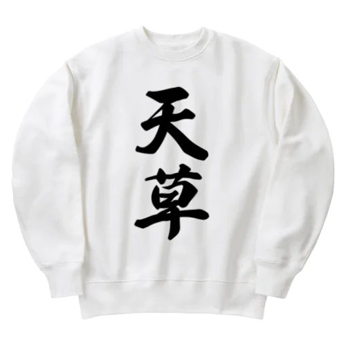 天草 Heavyweight Crew Neck Sweatshirt