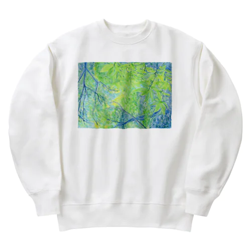 見上げた木 Heavyweight Crew Neck Sweatshirt