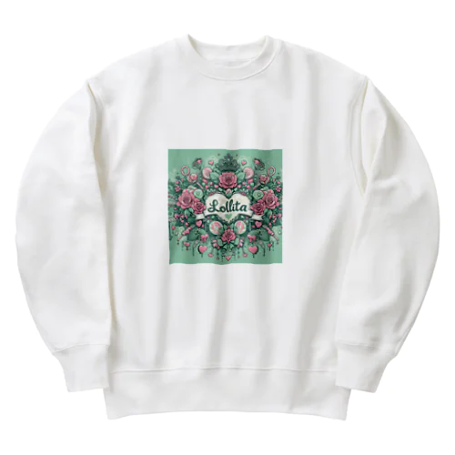 Sweet Lolita 🍭 ミントグリーン Heavyweight Crew Neck Sweatshirt