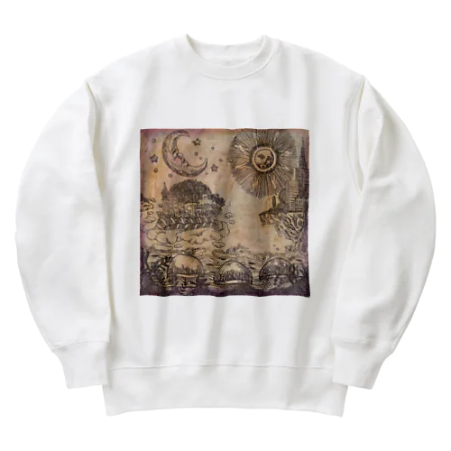 古代人の未来設計 Heavyweight Crew Neck Sweatshirt