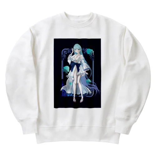 くらげちゃん全身 Heavyweight Crew Neck Sweatshirt