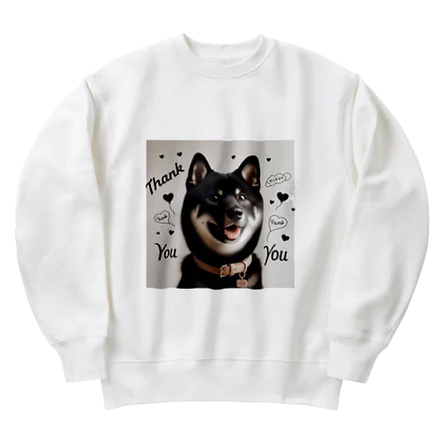 柴犬とありがとう Heavyweight Crew Neck Sweatshirt