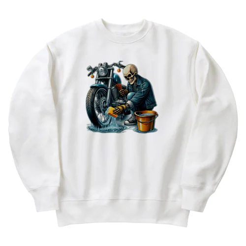 骨の髄まで愛車を磨く！ Heavyweight Crew Neck Sweatshirt