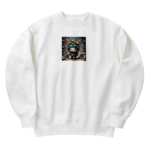 がらくた妖怪　屑魔（くずま） Heavyweight Crew Neck Sweatshirt