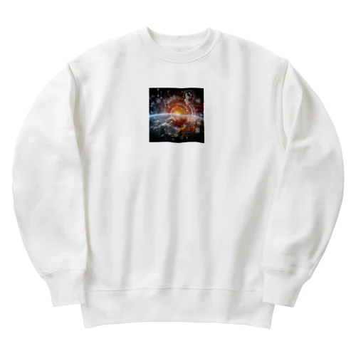 幾何学 Heavyweight Crew Neck Sweatshirt