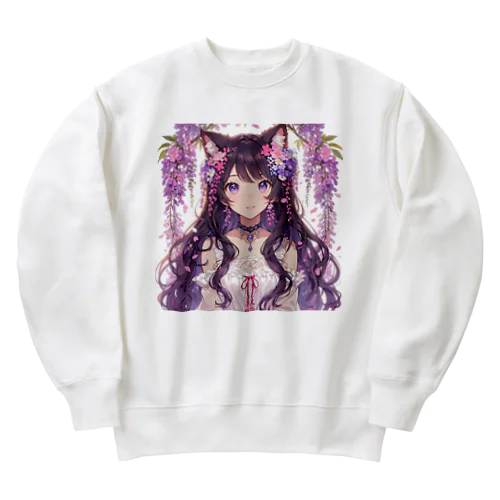 ねこニコばん Heavyweight Crew Neck Sweatshirt