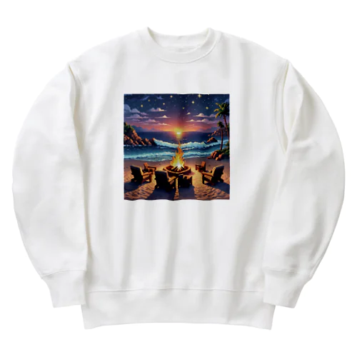 Shoreline Fire Relaxation Heavyweight Crew Neck Sweatshirt