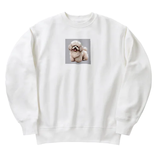 もこもこプードル Heavyweight Crew Neck Sweatshirt